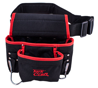 Tork Craft Nylon Tool Belt With 8 Pockets & Loops