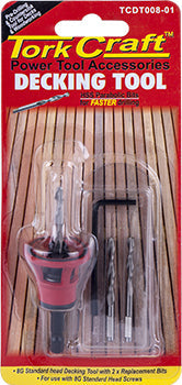 Tork Craft Decking Tool 8G Std Head Pre-Drill & Countersink freeshipping - Africa Tool Distributors