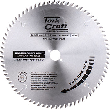Tork Craft BLADE TCT EURO TIP 300 X 72T 30/16MM PROFESSIONAL