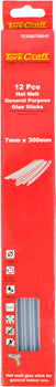 glue stick 07 x 300mm 12pc hot melt gen. purpose eva 18000cps