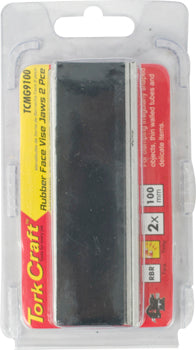 vice jaws magnetic alum. 100mm x 32mm 2pc rubber face