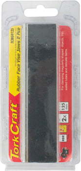vice jaws magnetic alum. 125mm x 32mm 2pc rubber face