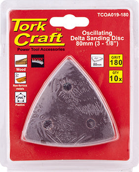 Oscilating Sandpaper A/O 80Mm 10Pc Delta Shape 180Grit freeshipping - Africa Tool Distributors