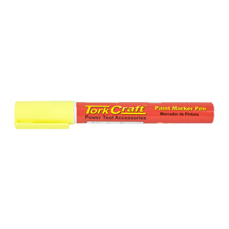 Tork Craft Paint Marker Pen 1Pc Bulk Yellow Bulk Northern Bolt & Tool