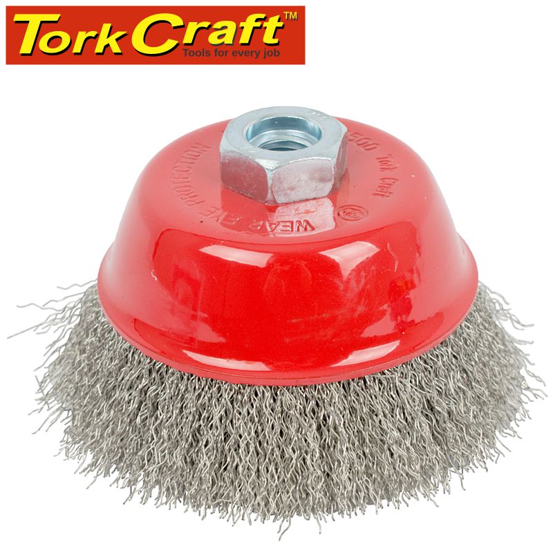 Wire Cup Brush 100 X M14 Crimped Stainless Steel Tcw freeshipping - Africa Tool Distributors