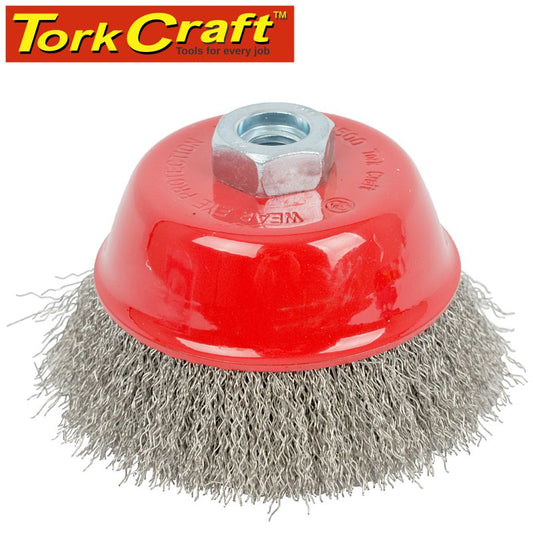 Wire Cup Brush 100 X M14 Crimped Stainless Steel Tcw freeshipping - Africa Tool Distributors