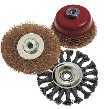 Wire Brush Set 3Pce 100Mm Twist Knot Wheel freeshipping - Africa Tool Distributors