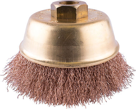 Tork Craft WIRE CUP BRUSH NON SPARKING CRIMPED WIRE 65MMXM14 BULK