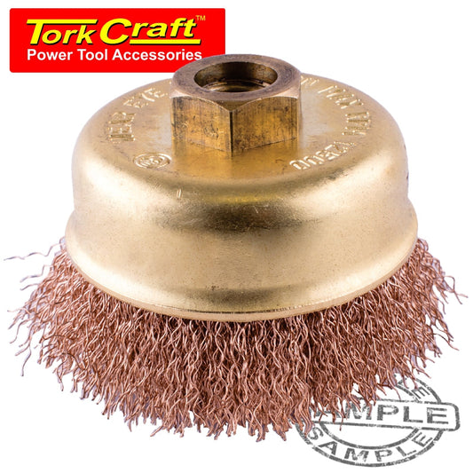 Tork Craft Wire Cup Brush Non Sparking Crimped 60Mmxm14  Bulk freeshipping - Africa Tool Distributors