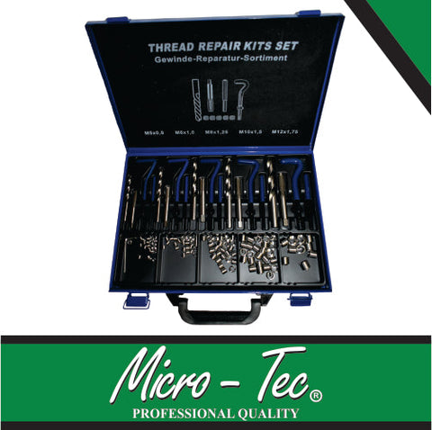 Micro-Tec Master Thread Repair Kits Set Coarse  M5-M12