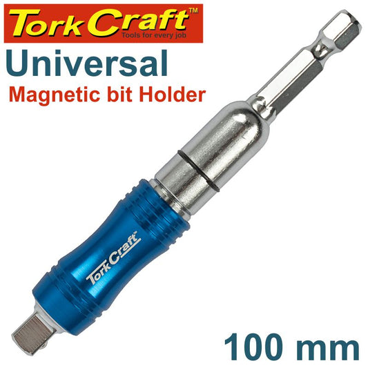 Tork Craft Universal Magnetic Bit Holder 100Mm Carded freeshipping - Africa Tool Distributors