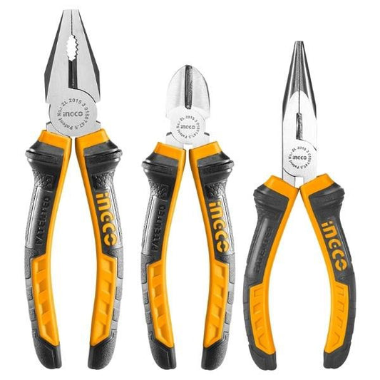 Ingco - Pliers Tool Set 15cm + 15cm + 20cm - 3 Piece
