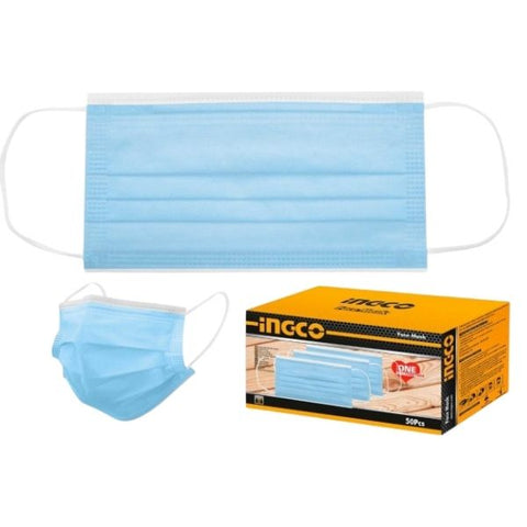 Ingco - Box Of 50pcs Polyester Face Mask - (Non-Medical)