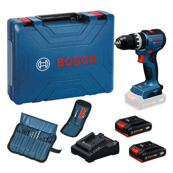 Special - Bosch Cordless Impact Drill 52nm Kit Brushless With 2 X Batteries 1 X Charger And 23Pcs Accessories