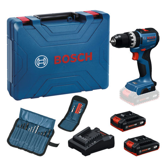 Special - Bosch Cordless Impact Drill 52nm Kit Brushless With 2 X Batteries 1 X Charger And 23Pcs Accessories