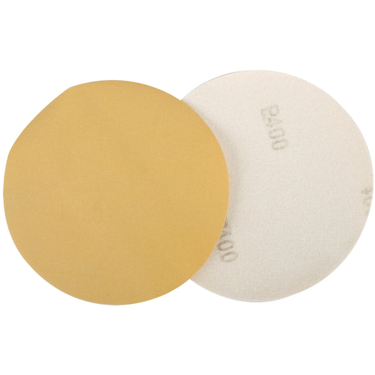 Tork Craft Gold Disc (50 Pieces) 400 Grit 150Mm Without Hole Hook And Loop