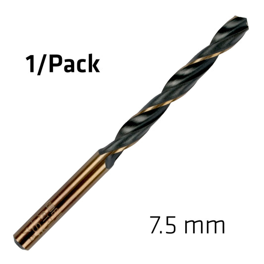 Alpen Hss Sprint Master  7.5Mm X1 Sleeved Din338 Alpen Drill Bit
