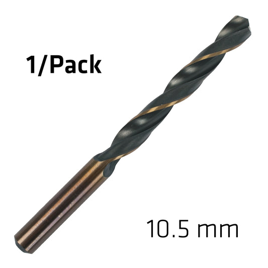 Alpen Hss Sprint Master  10.5Mm X1 Sleeved Din338 Alpen Drill Bit