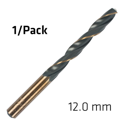 Alpen Hss Sprint Master  12.0Mm X1 Sleeved Din338 Alpen Drill Bit