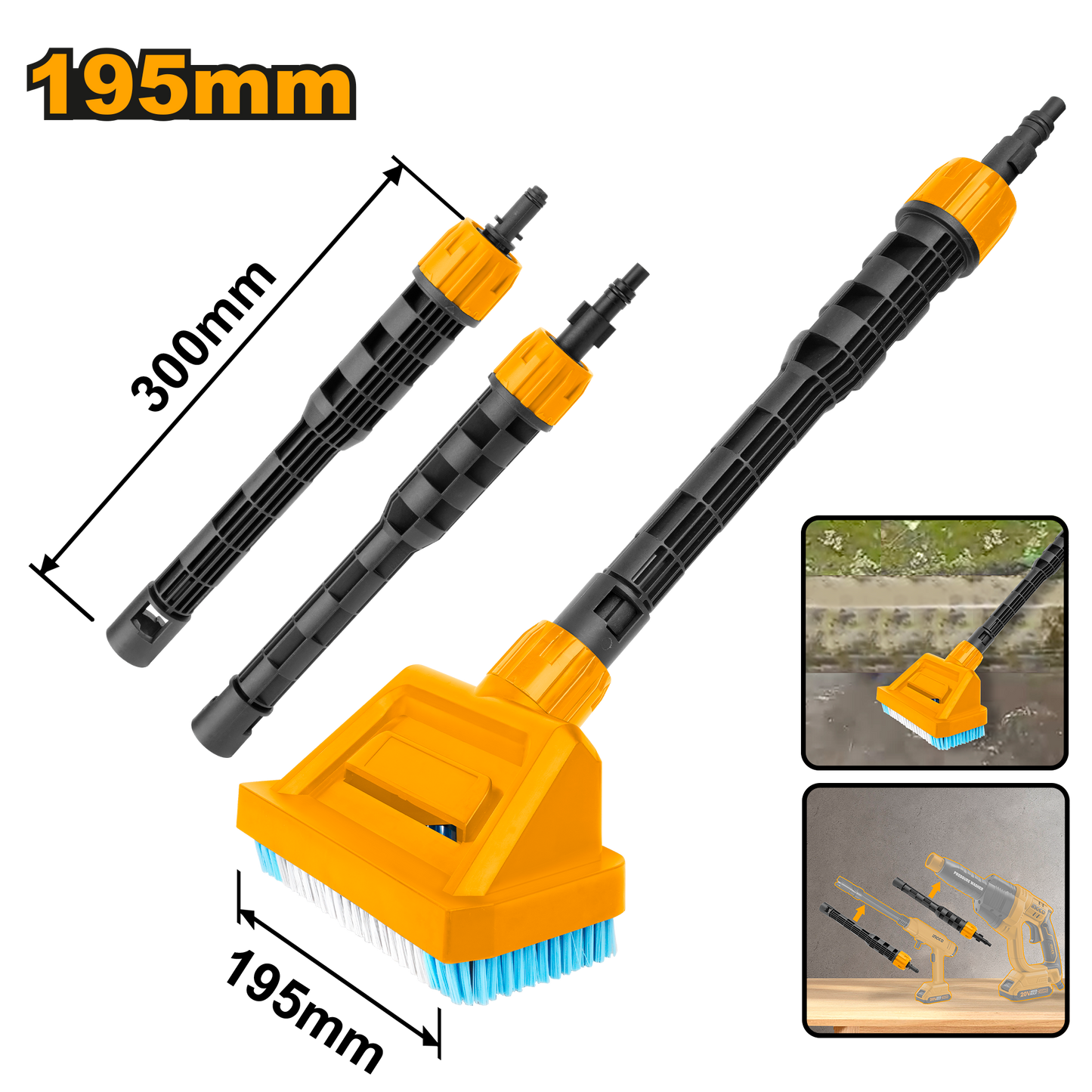 Ingco 20V Ps+ C/L Pressure Washer Attachment