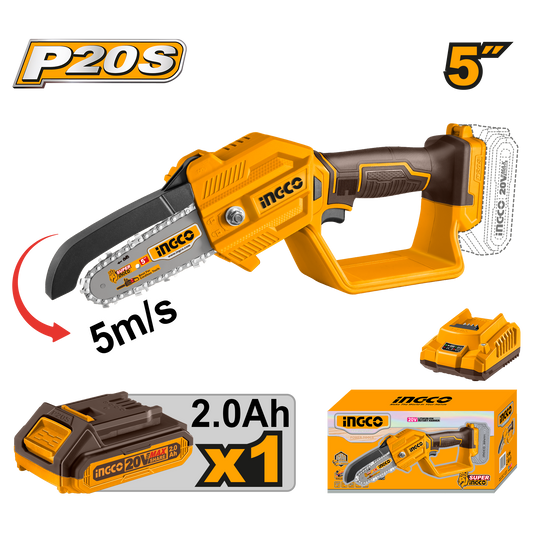 Special - Ingco Cordless Pruner Saw 5" 130mm Kit