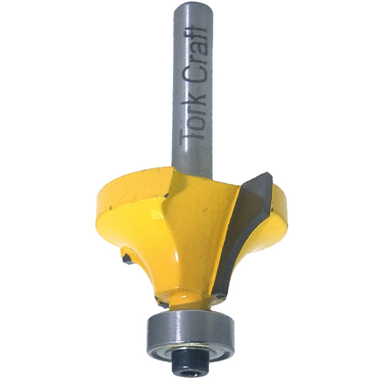 Tork Craft Router Bit Corner Round 3/8'