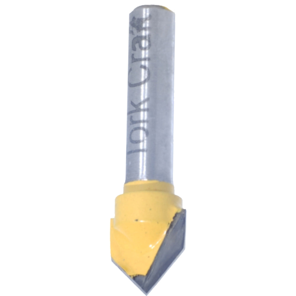 Tork Craft Router Bit V Groove 90 Degree 3/8' – Northern Bolt & Tool