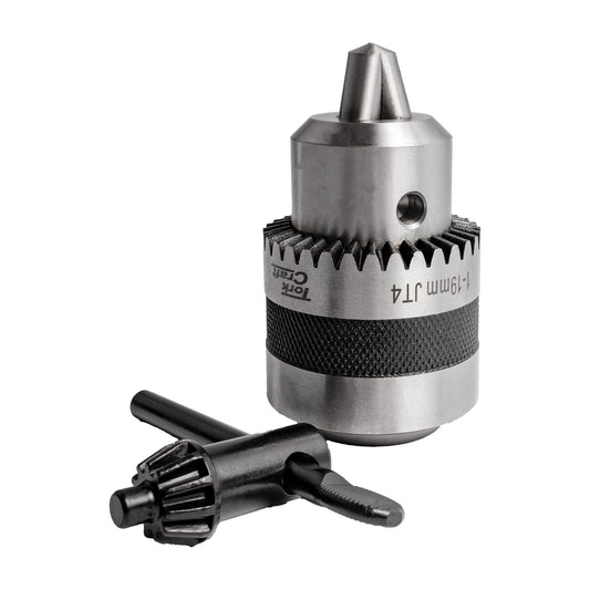 Tork Craft Chuck & Key 1.0 - 19.0 Jt4 Taper Mount.