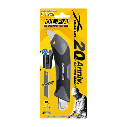 Olfa Olfa Cutter Heavy Duty Cutter Gray Auto Lock