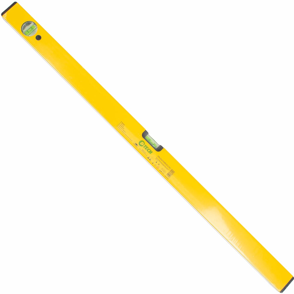 D-Tech Spirit Level Box 900Mm X 1.4Mm 2 X Vial 0.5Mm Accur. Alum.