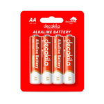 Decakila AA Alkaline Batteries LR6 - Pack of 4