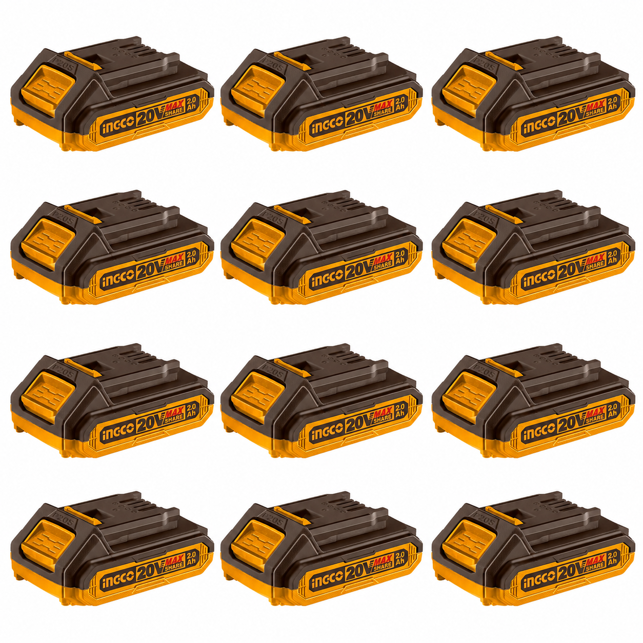 Special - Ingco 2Ah Spare Battery 20V P20S For All Ingco Cordless Tools Carton (Qty 12)