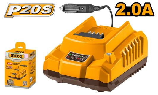 Ingco DC Battery Charger For 20V / P20S Batteries