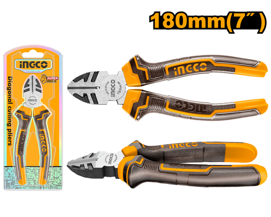 Ingco Plier Diagonal 180Mm Polished