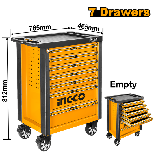 Ingco Roller Cabinet 7 Draw 765x465x976mm HDTC01072