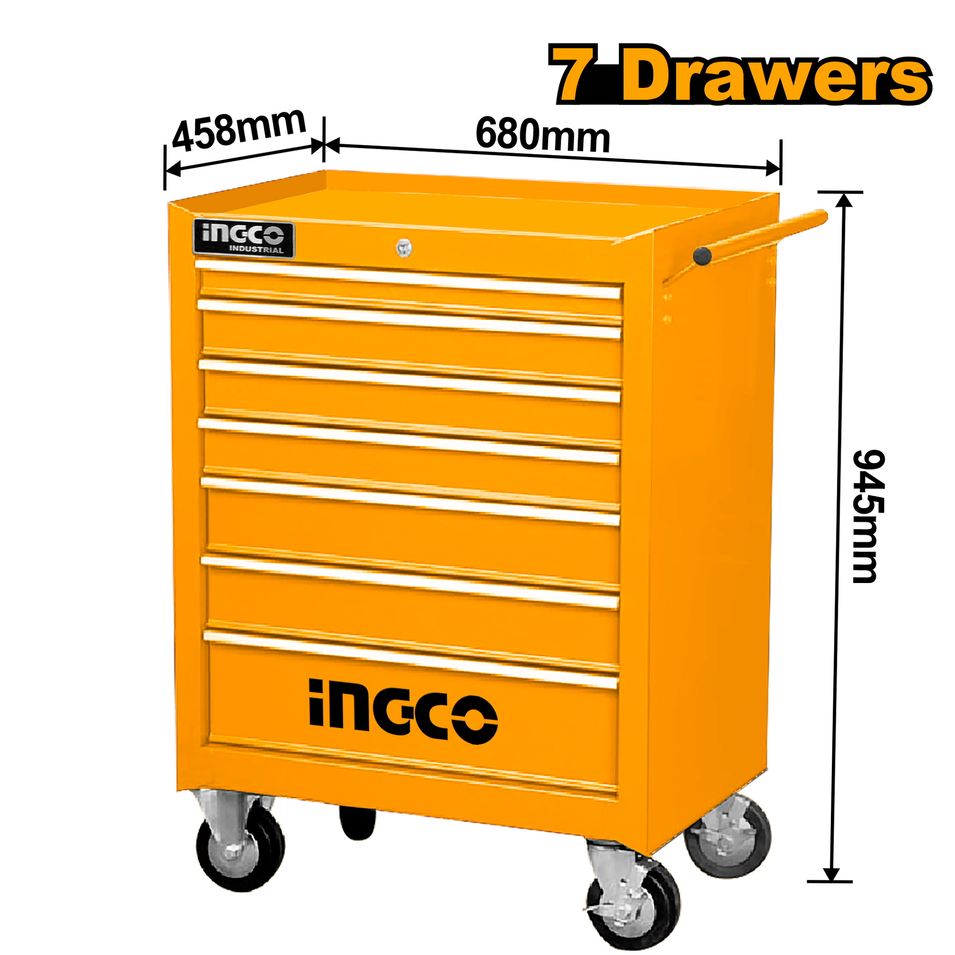 Ingco Roller Cabinet 7 Draws HDTC02071P
