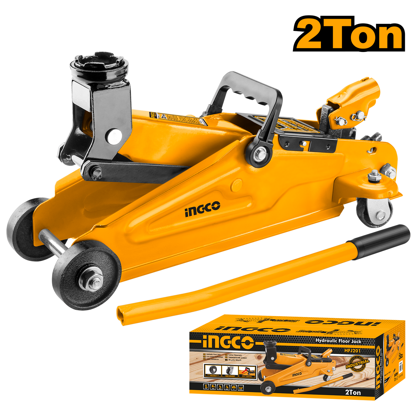Ingco Jack Floor 2T Max 340Mm HFJ201