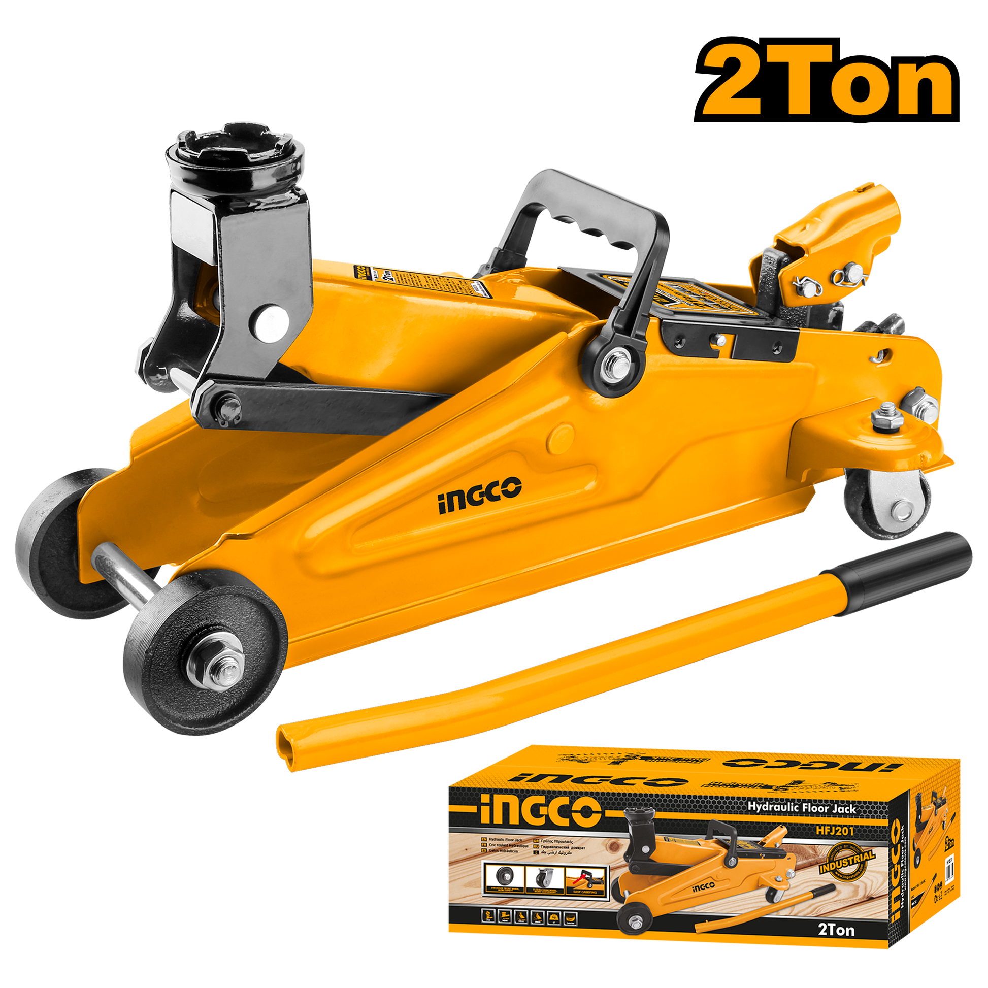 Ingco Jack Floor 2T Max 340Mm HFJ201