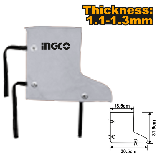 Ingco Weld Leather Shoe Covers 31.5X18.5Cm HGVL01
