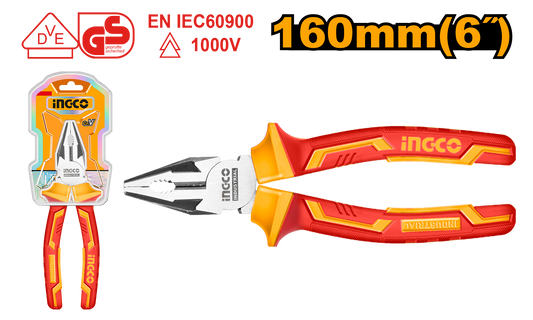 Ingco Plier Vde 1000V 160Mm Combination