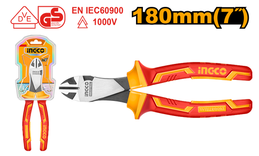 Ingco Plier Diagonal 180Mm Cr-V
