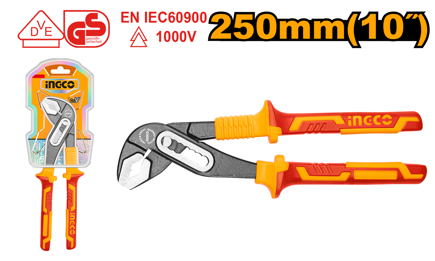 Ingco Plier Vde 1000V 250Mm Water Pump