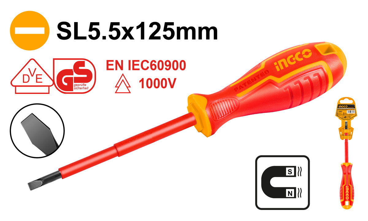 4 Inch Inversion Driver Ingco S/Driver 4X100Mm Ins. Cr-V – Northern Bolt & Tool