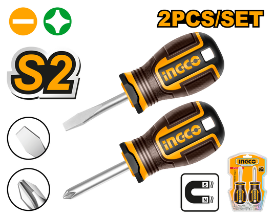 Ingco S/Driver S2 Set Ph 2Pc HKSDS2228