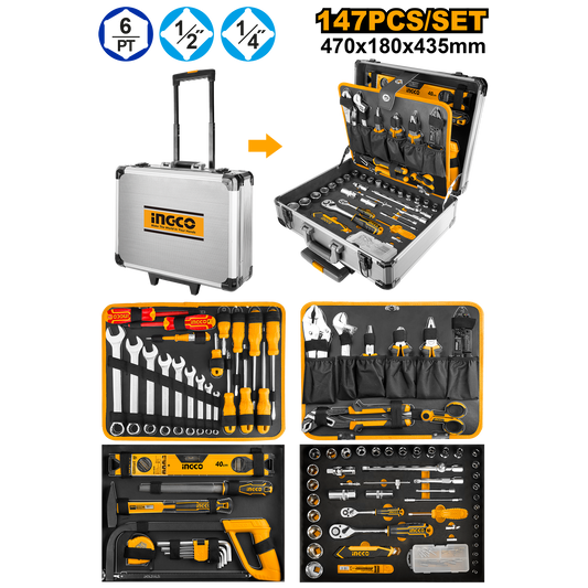 Ingco Toolkit In Case 147Pc