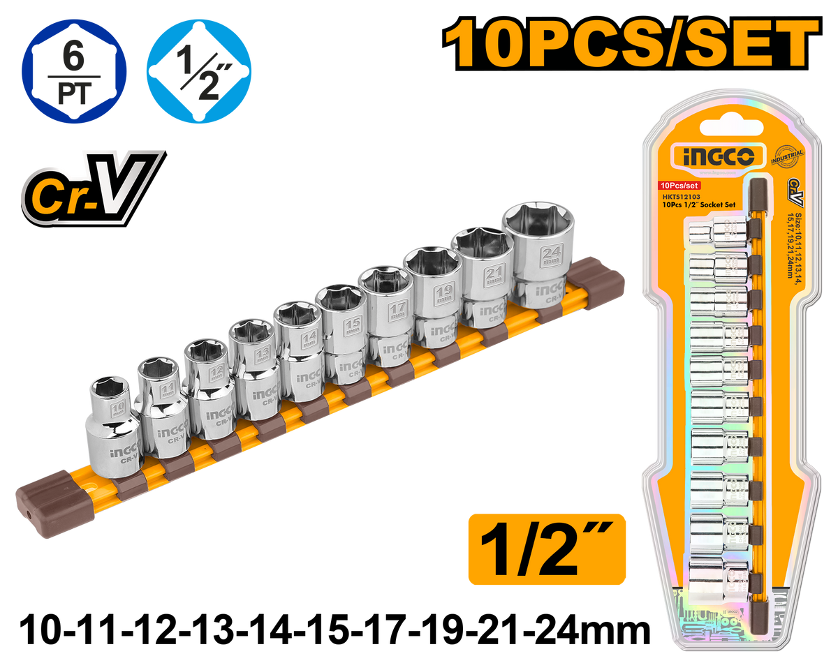 Incco Socket Set Ingco Socket Set 1/2