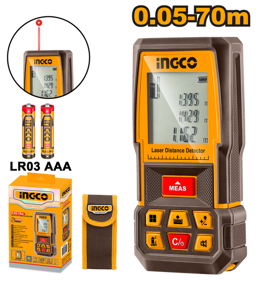 Ingco Laser Distance Meter 0.5-70M