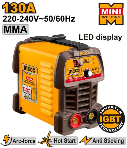 Ingco Inverter Igbt 130A 73V + Accessories