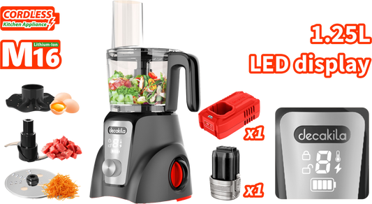 Decakila 16V Cordless food processor kit
