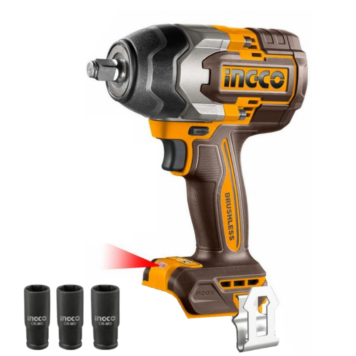 Ingco Cordless Impact Wrench 850Nm 20V (Tool Only) CIWLI20851